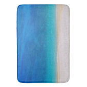 Pleasant mediterraan strand badmat (Voorkant Verticaal)