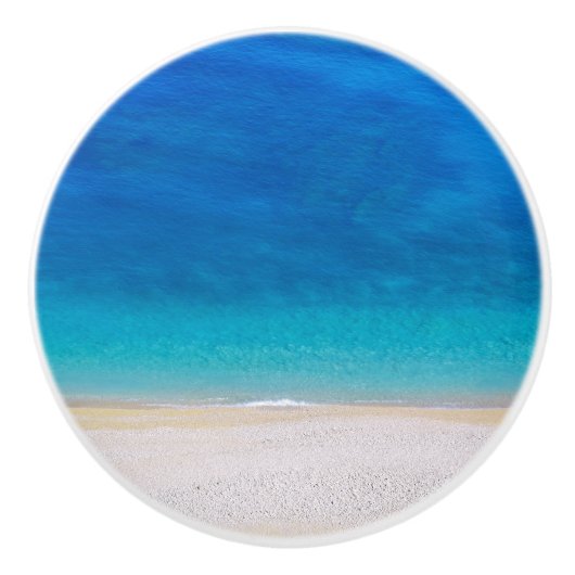 Pleasant mediterraan strand keramische knop (Voorkant)