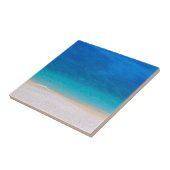 Pleasant mediterraan strand tegeltje (Zijkant)