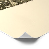 Pleasant monteren, PA Panorama Map - 1900 Poster (Hoek)