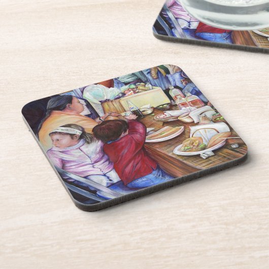 Pleasant Picnic, Mexico Bier Onderzetter (Linkerzijde)