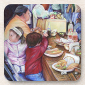 Pleasant Picnic, Mexico Bier Onderzetter (Voorkant)