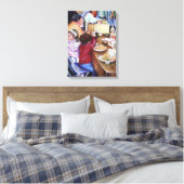 Pleasant Picnic, Mexico Canvas Afdruk (Insitu (Slaapkamer))