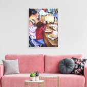 Pleasant Picnic, Mexico Canvas Afdruk (Insitu (Woonkamer))