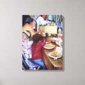 Pleasant Picnic, Mexico Canvas Afdruk (Voorkant)