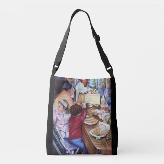 Pleasant Picnic, Mexico Crossbody Tas (Achterkant)