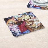 Pleasant Picnic, Mexico Kartonnen Onderzetters (Schuin)