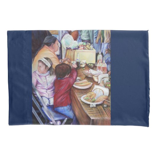 Pleasant Picnic, Mexico Kussensloop (Voorkant)