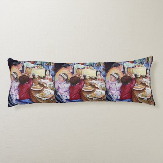 Pleasant Picnic, Mexico Lichaamskussen (Achterkant)