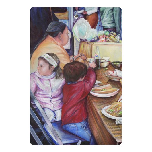 Pleasant Picnic, Mexico Mini Klembord (Achterkant)