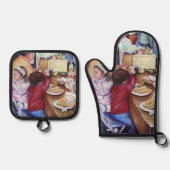Pleasant Picnic, Mexico Ovenwant & Pannenlap Set (Voorkant)