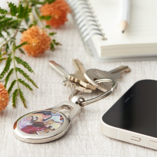 Pleasant Picnic, Mexico Sleutelhanger (Zijkant)