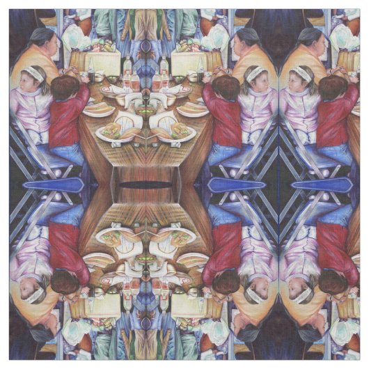 Pleasant Picnic, Mexico Stof (Swatch)