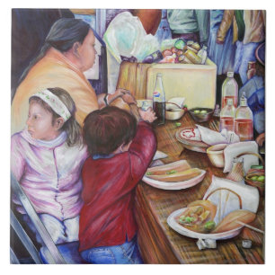 Pleasant Picnic, Mexico Tegeltje