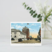 Pleasant St., New Bedford, MA Vintage Briefkaart (Staand voorkant)