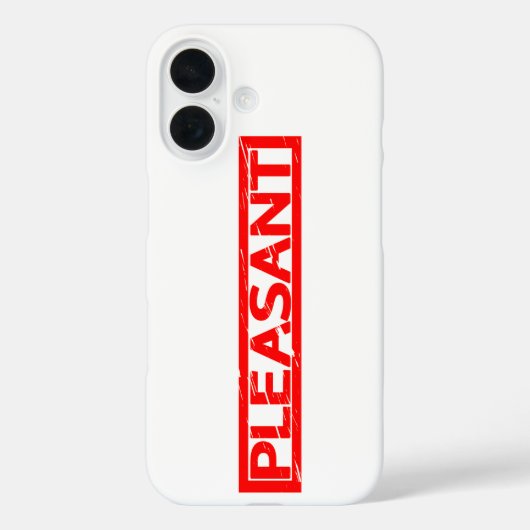 Pleasant Stamp Case-Mate iPhone Case (Achterkant)