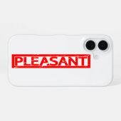 Pleasant Stamp iPhone 16 Hoesje (Achterkant horizontaal)