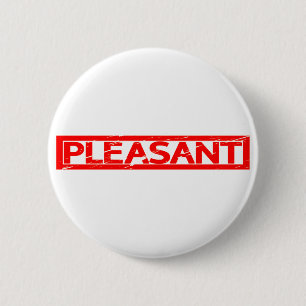 Pleasant Stamp Ronde Button 5,7 Cm