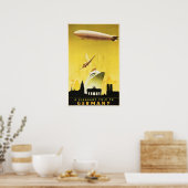 Pleasant Trip To GERMANY Vintage Travel Poster Ad (Keuken)