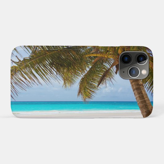 Pleasant tropisch strand Case-Mate iPhone case (Achterkant (horizontaal))