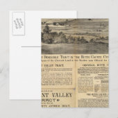Pleasant Valley, Californië Briefkaart (Voorkant / Achterkant)
