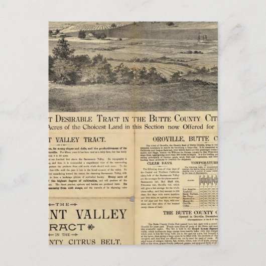 Pleasant Valley, Californië Briefkaart (Voorkant)