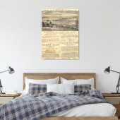 Pleasant Valley, Californië Canvas Afdruk (Insitu (Slaapkamer))