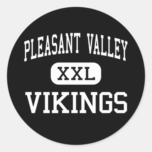 Pleasant Valley - Vikingen - High - Chico Ronde Sticker (Voorkant)