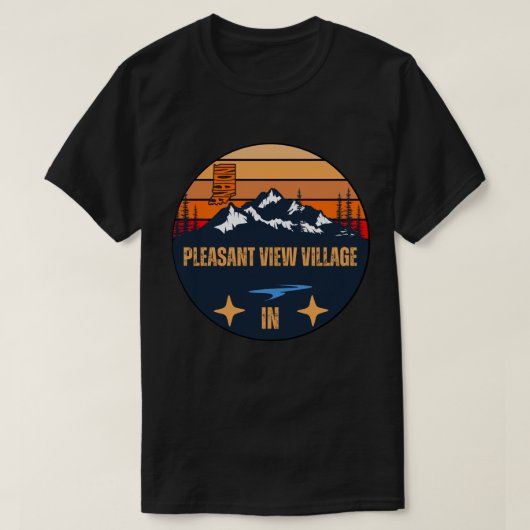 Pleasant View Village, Indiana T-shirt (Design voorkant)