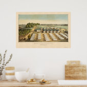 Pleasant-ziekenhuizen in Washington, DC 1862 Poster (Keuken)