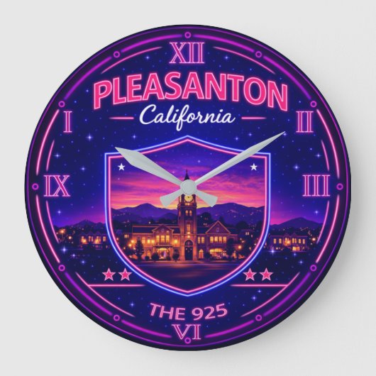 Pleasanton California Grote Klok (Voorkant)
