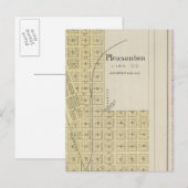 Pleasanton, Mapleton en Hammond, Kansas Briefkaart (Voorkant / Achterkant)