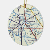 Pleasanton Texas Christmas Ornament (Links)