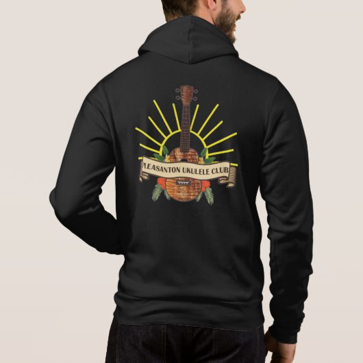 Pleasanton Uke club zip sweatshirt (Achterkant)