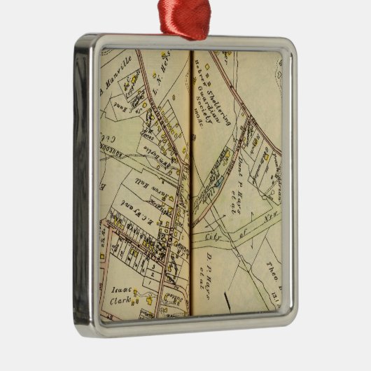 Pleasantville, New York Metalen Ornament (Rechts)