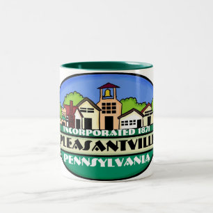 Pleasantville Pennsylvania kleine stad koffie mok