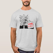 "Please Be Careful" Vintage-Style T-Shirt (Voorkant)