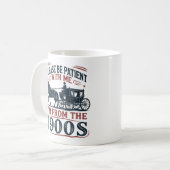 "Please Be Patient I'm From the 1900s" Sarcasm Mug Koffiemok (Voorkant links)