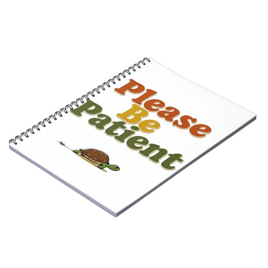 Please Be Patient Notitieboek (Linkerzijde)