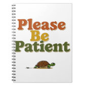 Please Be Patient Notitieboek (Voorkant)