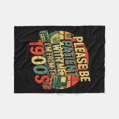 Please Be Patient With Me I'm From The 1900s Humor Fleece Deken (Voorkant (Horizontaal))