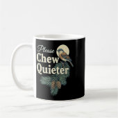 Please Chew Quieter Christmas Funny Novelty Koffiemok (Links)