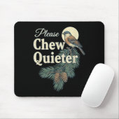 Please Chew Quieter Christmas Funny Novelty Muismat (Met muis)