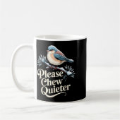 Please Chew Quieter Funny Introvert Christmas Bird Koffiemok (Links)