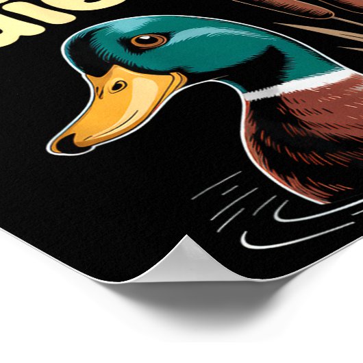 Please Chew Quieter Funny Introvert Funny Duck Lov Poster (Hoek)