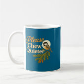 Please Chew Quieter Funny Misophonia Bird Quote  Koffiemok (Links)