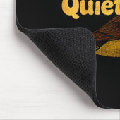 Please Chew Quieter Sarcastic Animal Quote Quirky  Muismat (Hoek)