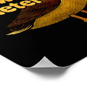 Please Chew Quieter Sarcastic Animal Quote Quirky Poster (Hoek)