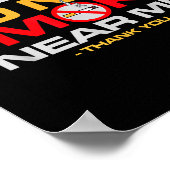 Please Do Not Smoke Near Me Thank You Poster (Hoek)