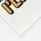 Please Don't Be Rude To Me Because My Rude Will Ou Fleece Deken (Hoek)